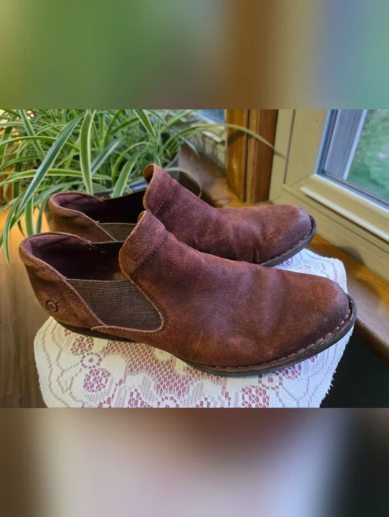 👞 Børn Suede Chelsea Ankle Booties 👢 - Picture 3 of 16